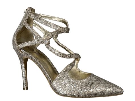 michael kors catia gold|Michael Kors Catia Stiletto Gold Glitter Pumps Heels Shoes Size .